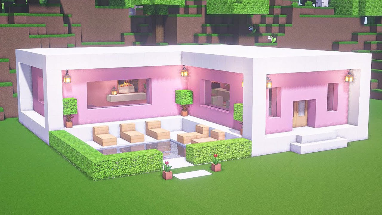 Minecraft 🏠 How to Build a Modern House Tutorial #360 - YouTube