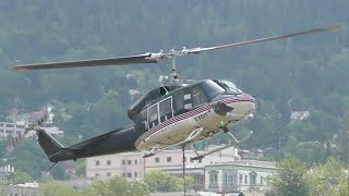 Worlds Largest, Most Powerful Engine Helicopter - Bell B214B - 1 Biglifter Takeoff