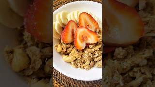 Coconut Cashew Granola atf7 granola fruit minivlog snack healthy yyz recipe coconut 4u