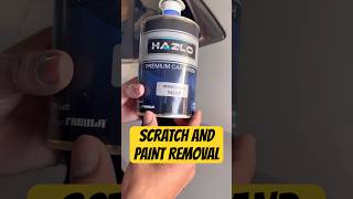 At HOME Remove Scratches &amp; Paint on Car
