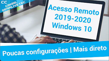 Como fazer o acesso remoto no Windows 10?