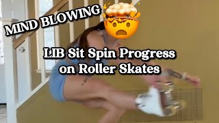 this progress was crazy🤯 #rollerskating #spin #artisticrollerskating #skaters #explore #explorepage