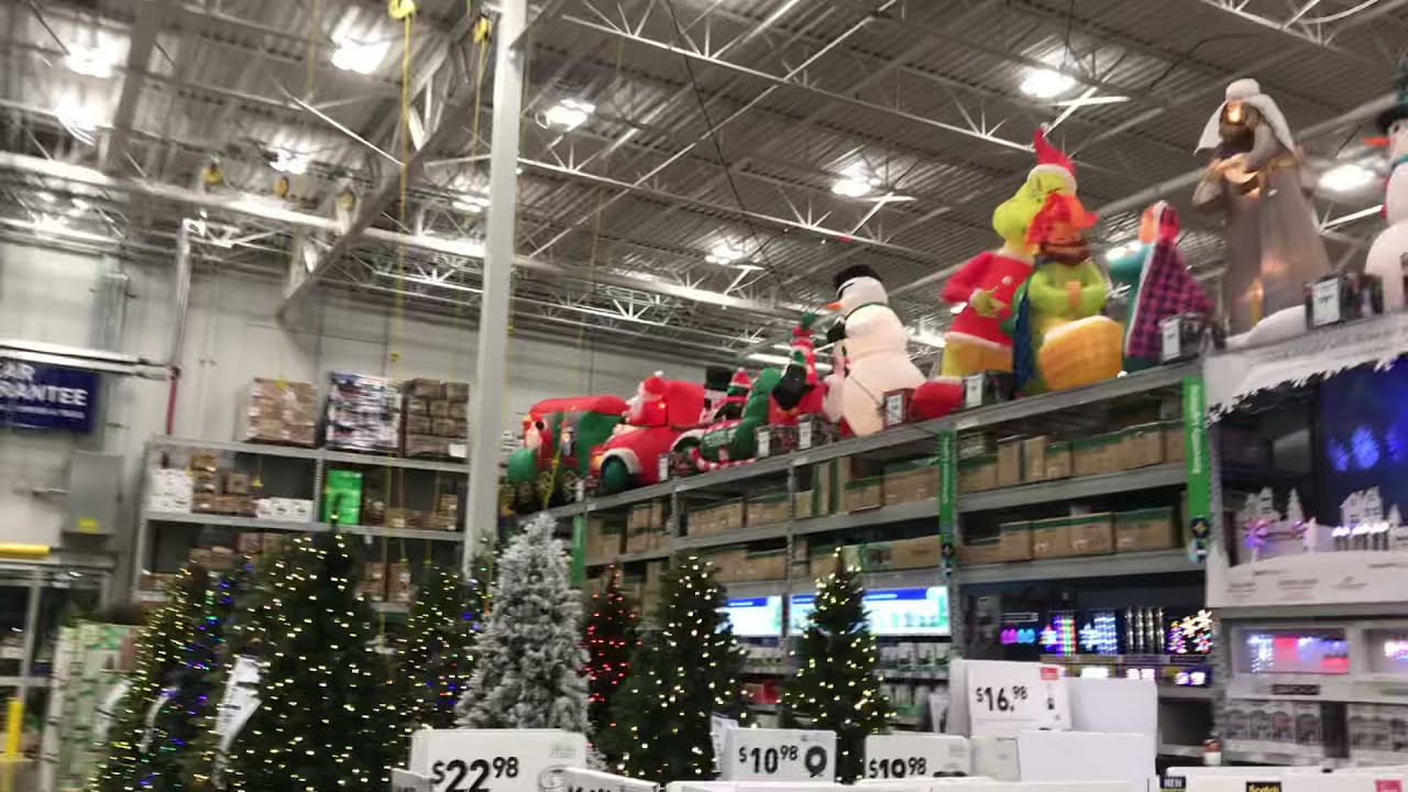 Lowes Christmas 2021 trip 2