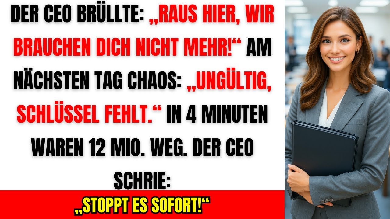 12 Minuten vor dem Milliardenvertrag entlassen – mein Code ließ 3 Mio. $ pro Minute verschwinden