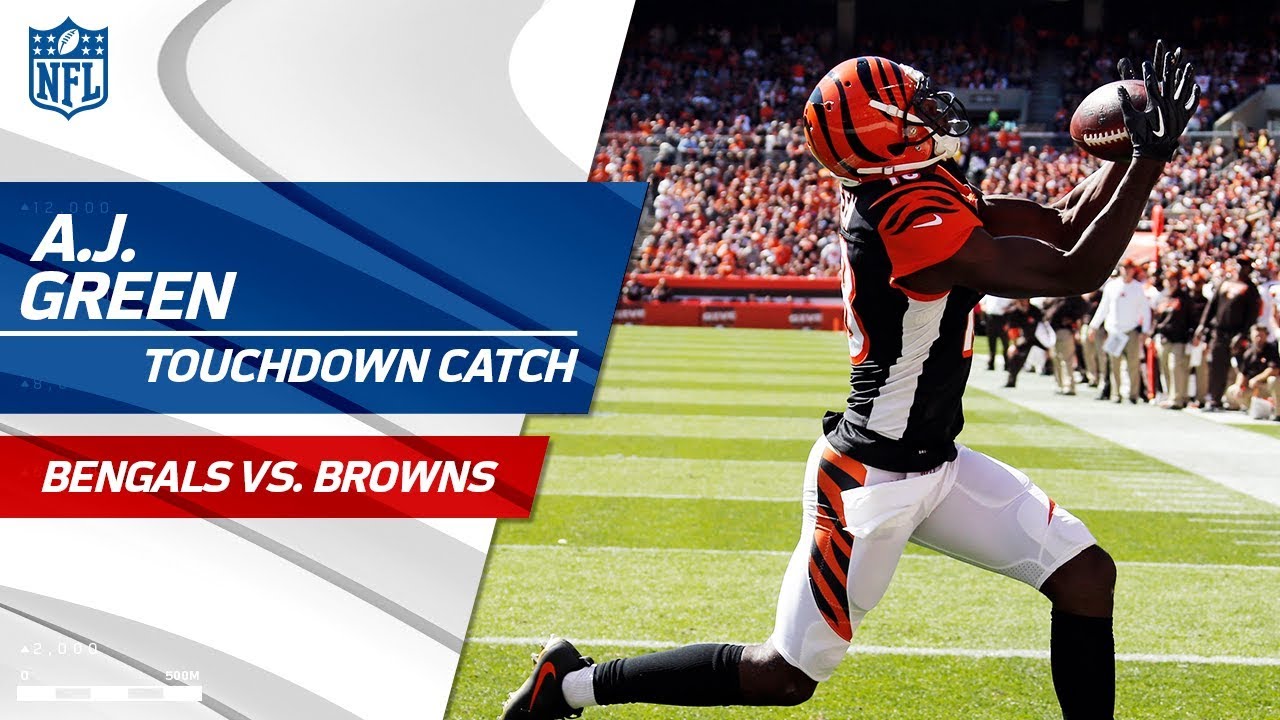 A.J. Green Torches the Defense for Huge TD Catch!