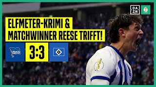 Thumbnail for Doppel-Comeback: Hertha dank Reese weiter! Hertha BSC - Hamburg 5:3 i. E. | DFB Pokal | DAZN