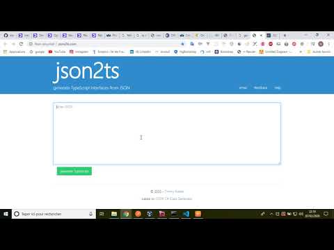 typage angular json2ts