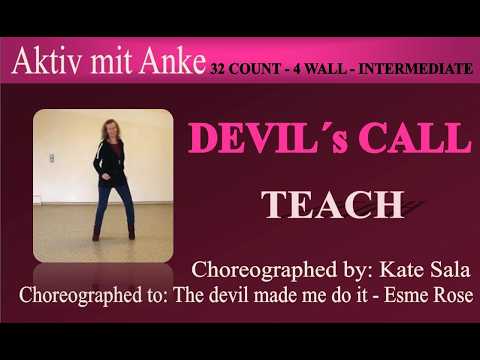 Devil´s call - Kate Sala - Linedance - teach and learn with Anke