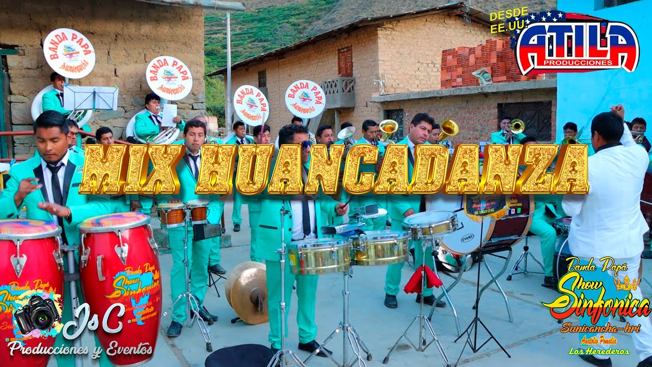 Banda Papá Show sinfónica Sunicancha - Mix Huancadanza -  Primicia