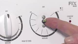 Whirlpool Range Repair - How to Replace the Knob