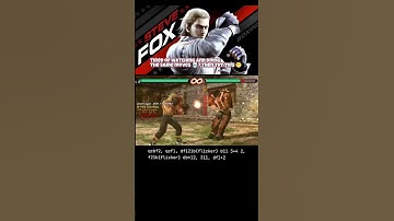 Steve Fox Floor and Wall Break Combos #fyp #foryou #tekken #tekken6 #ppsspp #stevefox