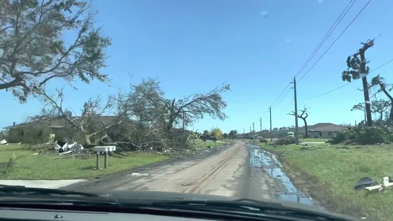 Drive to Rotonda West/Englewood Boundary Blvd after Hurricane Ian Part