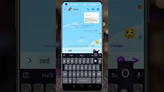 How to Activate Sky Theme on Facebook Messenger #shorts screenshot 2