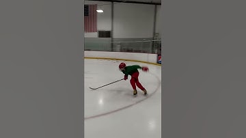 Power skating around circles - 1