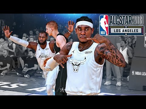 Craziest All Star Game Ever • Self Alley Oop Park Dunk IN GAME!!! NBA 2k19 MyCareer #14