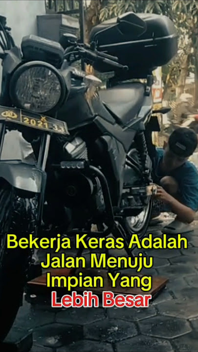 #motivasi Bekerja keras adalah jalan menuju impian yang lebih besar