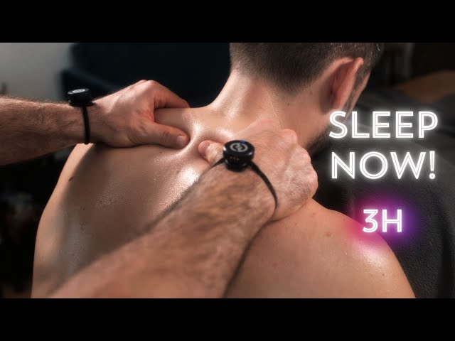 Neck & Back ASMR Oil Massage With Super Relaxing Real Tingles