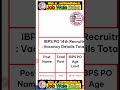 Ibps po notification 2024 | ibps crp po/MTs xiv online apply | IBPS PO New Vacancy 2024 - 4455 Post