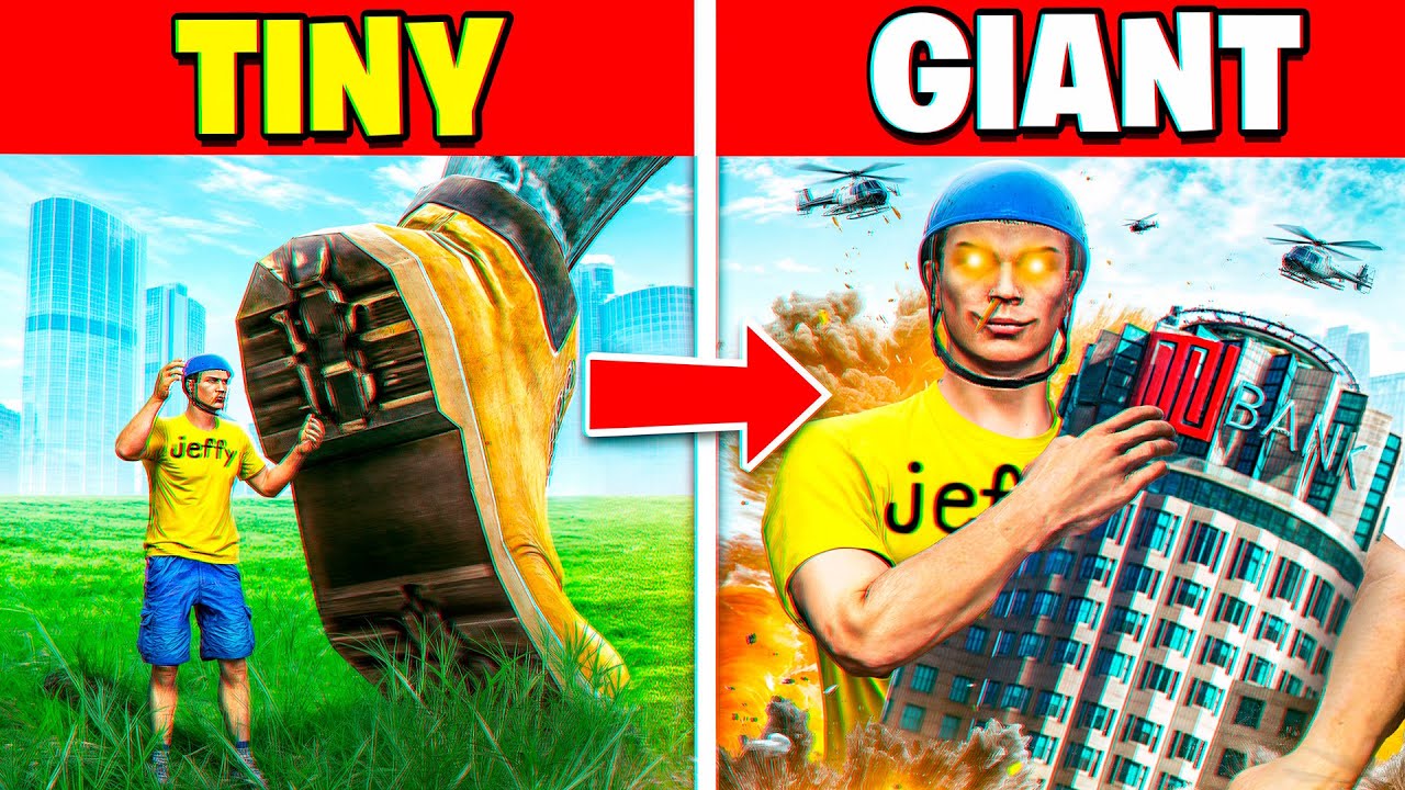 GTA 5 But Every Step Makes Me BIGGER! GTA 5 But Every Step Makes Me BIGGER!