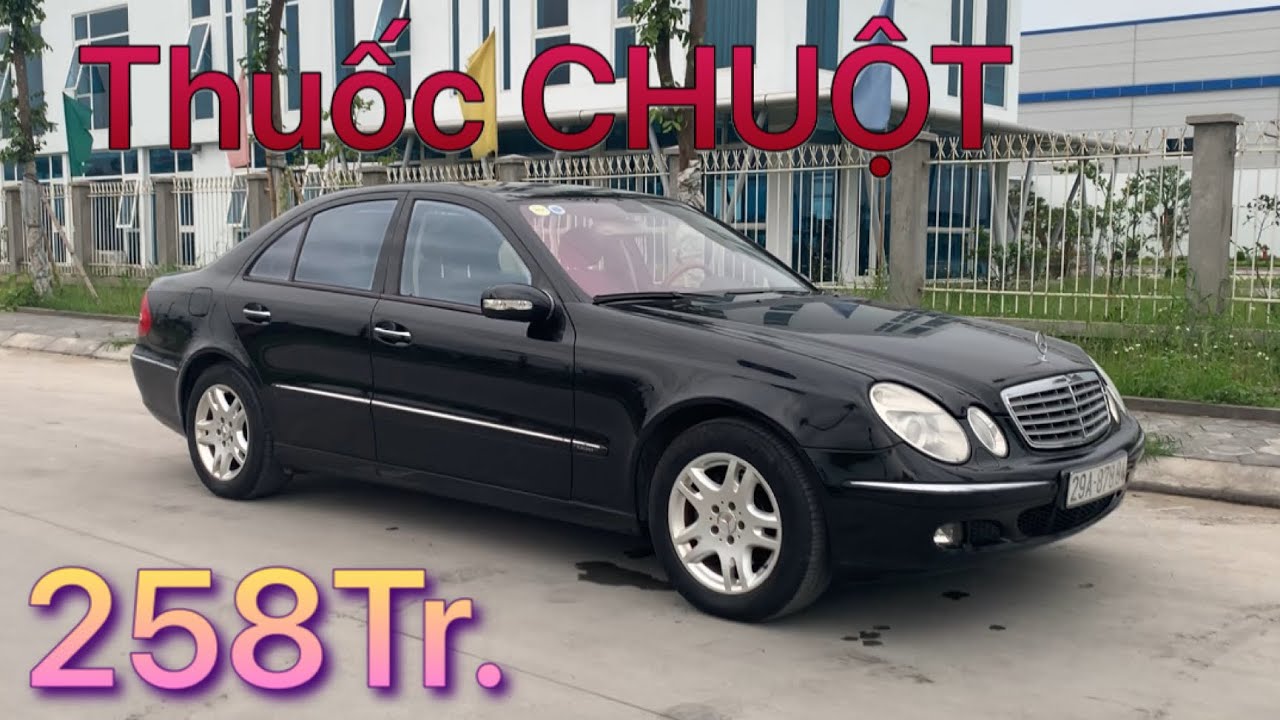 Xe sang MercedesBenz E240 mới đi 99999 km rao bán giá 333 triệu đồng màu  sơn đỏ vẫn lung linh