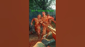 Top 5 EASIEST Maps in Cod Zombies (2023) #shorts #gaming