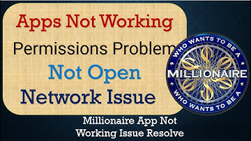 How To Fix Millionaire App not working | Loading Problem | Space Issue | Network & Permissions Issue