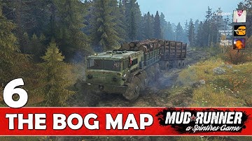Spintires: MudRunner Multiplayer Gameplay || The BOG MAP || Let