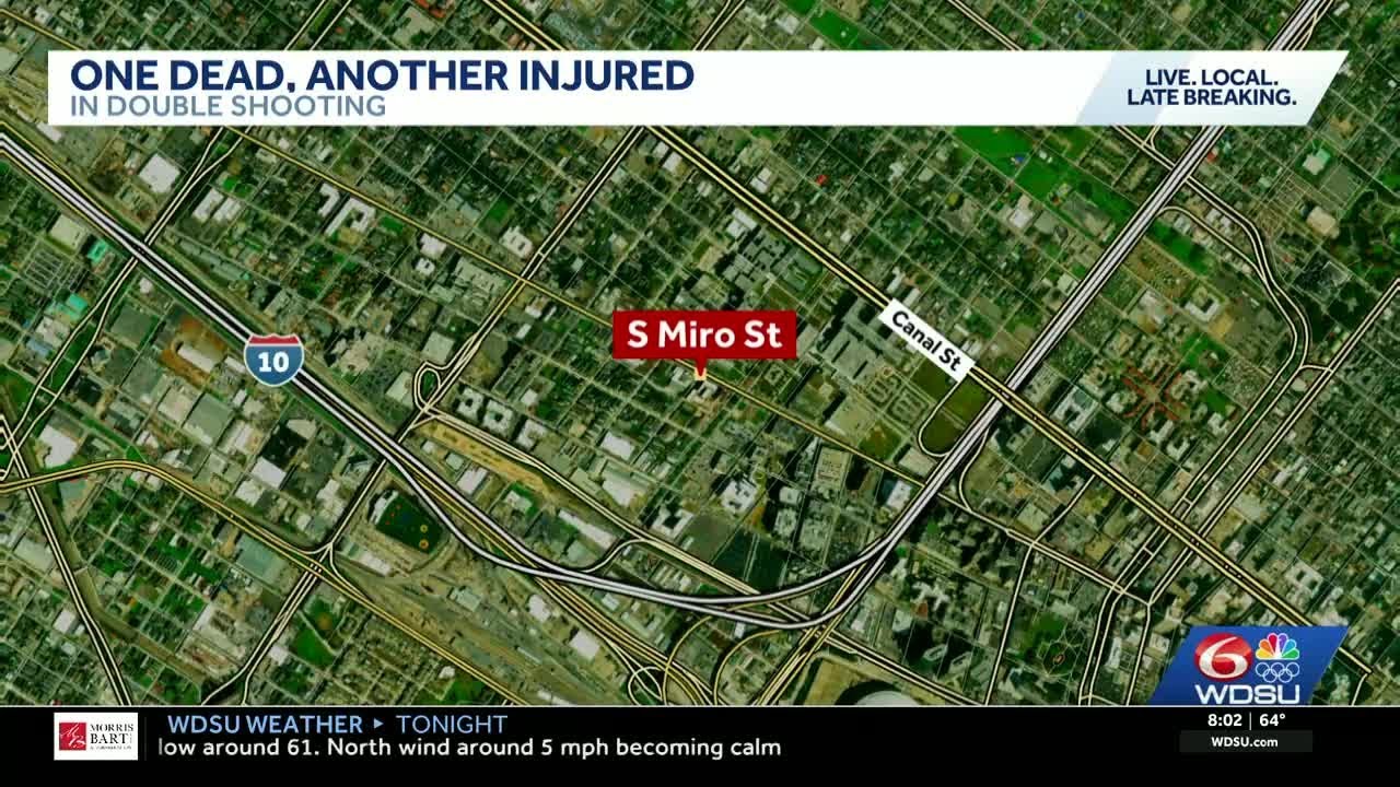 One dead, another injured in double shooting - YouTube