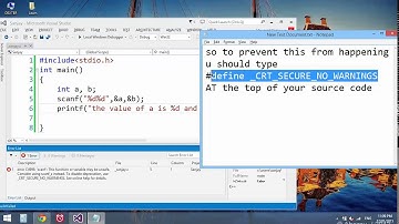 SANJAY(Visual Studio scanf error).