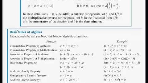 P-1 The Real Numbers