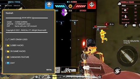 CODM SCRIPT - FREE HACK CODM GARENA