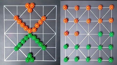 12 beads village style game  || 2 player mind game || learn to play