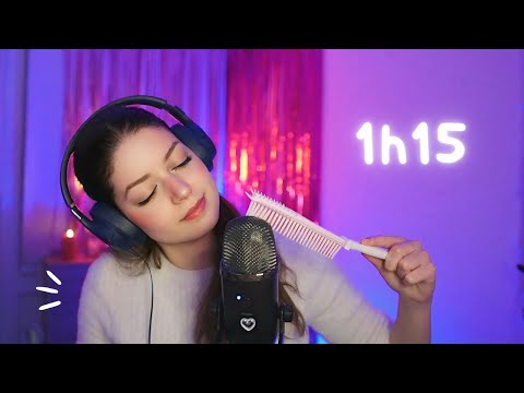 1H30 d'ASMR 💖: triggers et blabla proches pour dormir ! (on discute + FAQ)