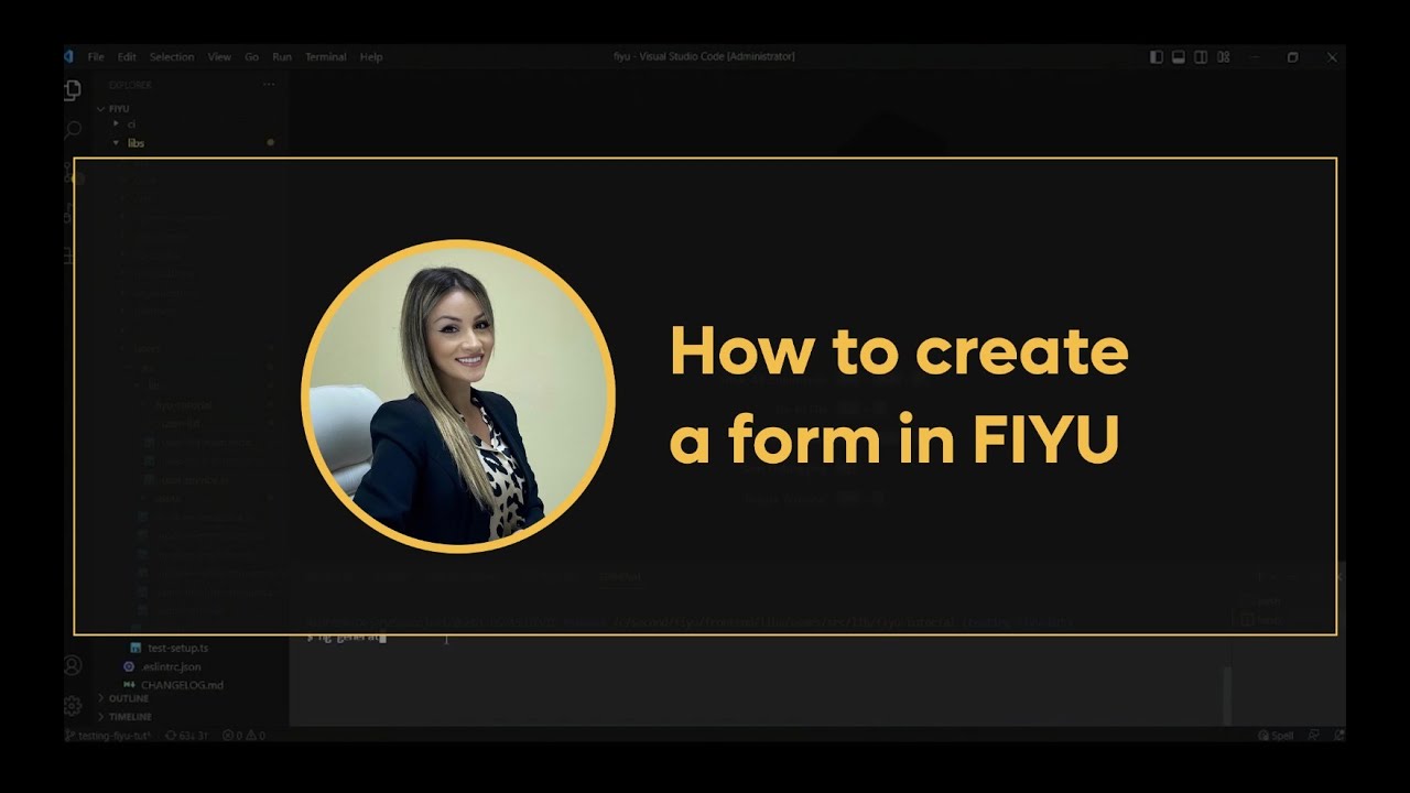 Tutorial - How to create a form in FIYU