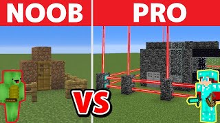 Minecraft NOOB vs PRO: SECURITY HOUSE BUILD CHALLENGE screenshot 4