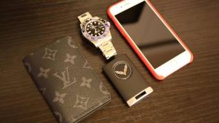 Louis Vuitton ECLIPSE Pocket Organizer Wallet Review & Unboxing