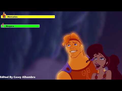 Hercules vs. Hades with healthbars