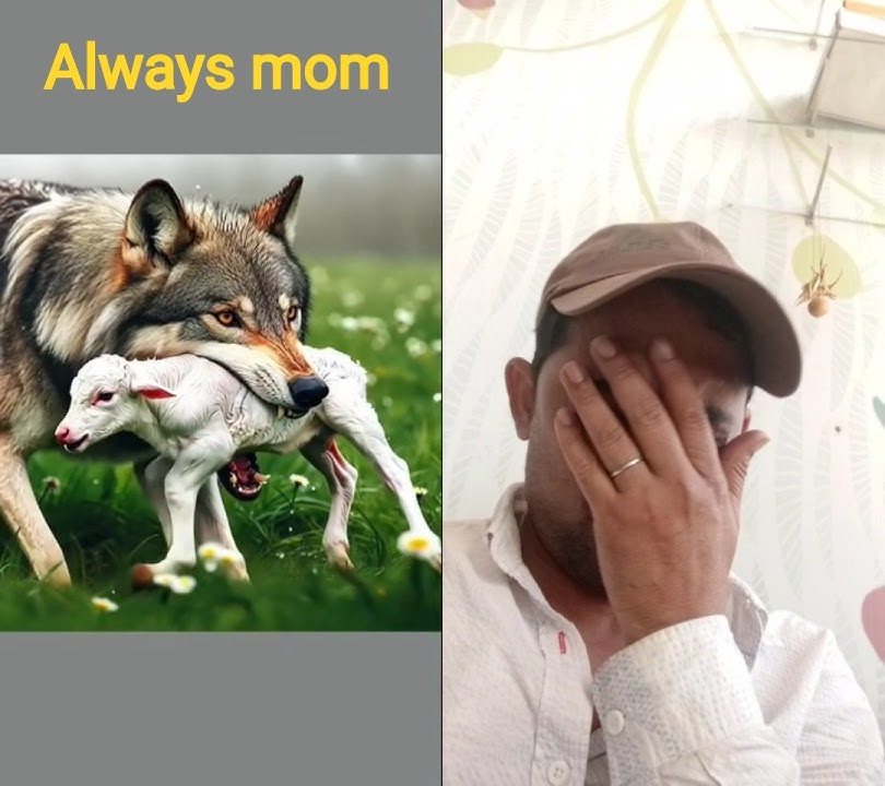Hunter wolf attack on baby calf‪@MohammadHussain-bp8nj‬ ‪#shorts#viral#youtube#canada