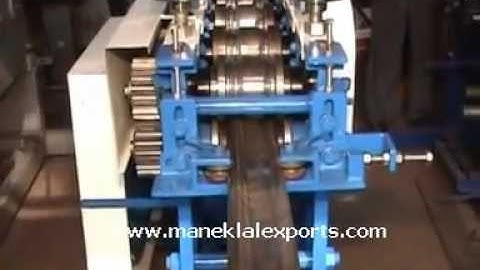 Manek - Rolling Shutter Strip Making Machine Model: RSS-5.0/LD
