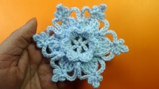 ИЗУМИТЕЛЬНАЯ СНЕЖИНКА КРЮЧКОМ How to crochet snowflake ИЗУМИТЕЛЬНАЯ СНЕЖИНКА КРЮЧКОМ How to crochet snowflake
