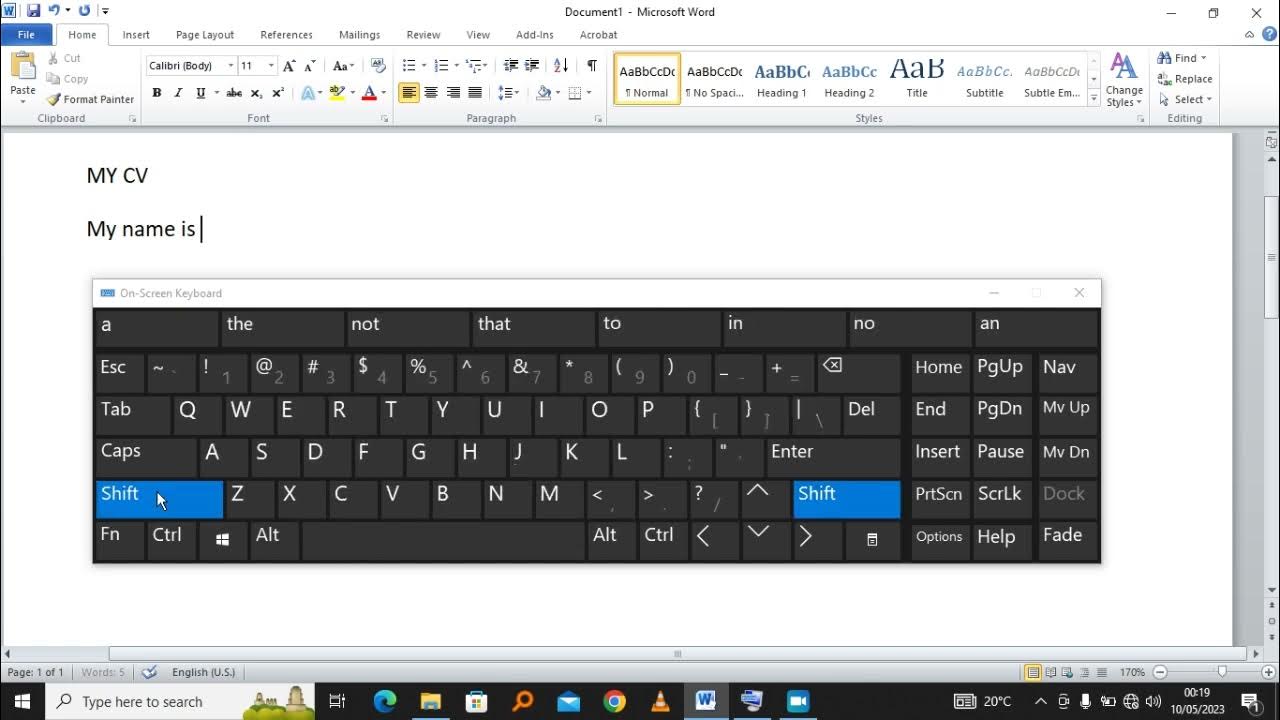 How to use the Computer Keyboard YouTube
