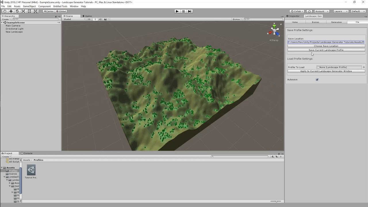 Landscape Generator 3 Tutorial 3 - YouTube