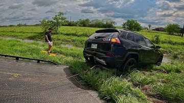 My First Accident Tow in the New Rollback!