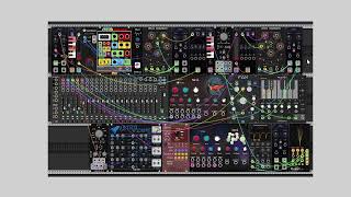 First time attempt at using the Cardinal modular synthesizer - Patch 001
