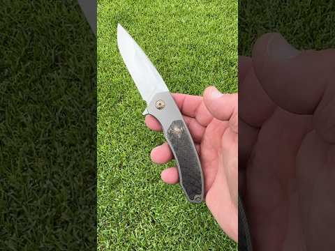 My Custom Trevor Burger Dakar knife is a smooth flipper with incredible twill carbon fiber!