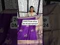 premium quality mashroo satin sarees vt zari weaving deer motives khaddi borders #viralshort #buy