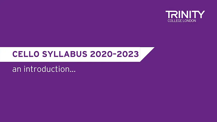 Introducing Trinity's cello syllabus 20202023