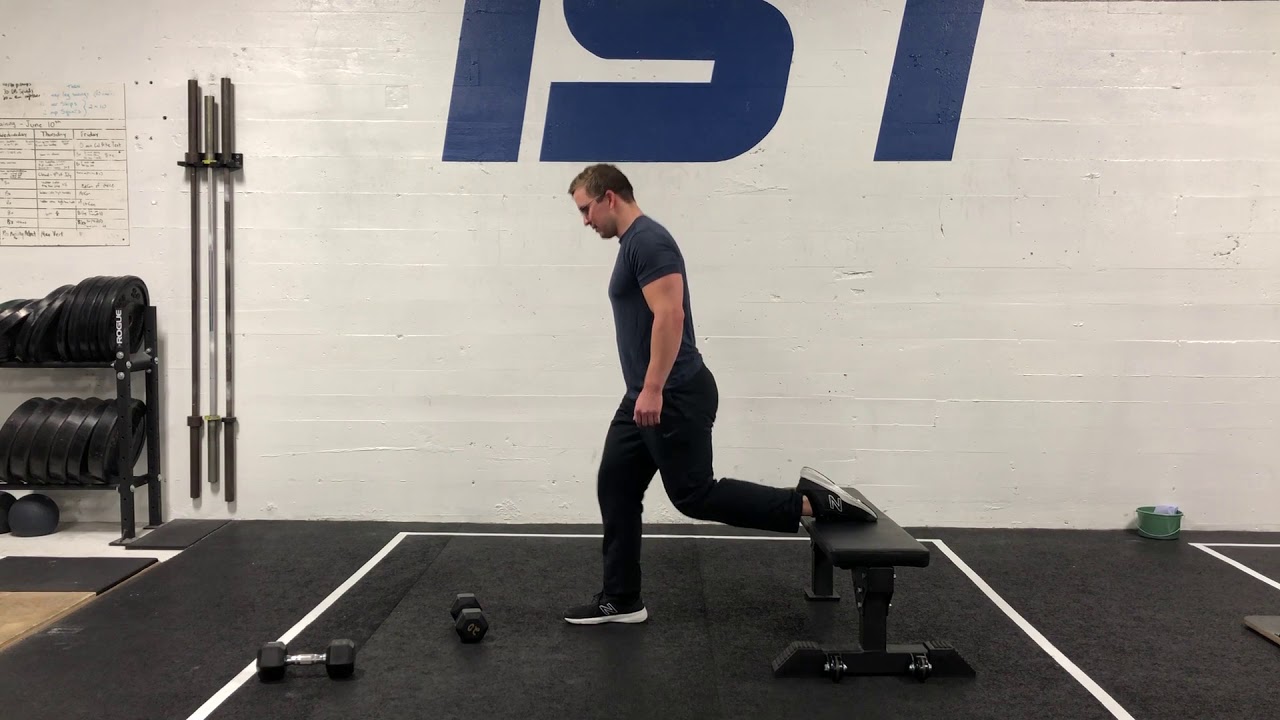 Bulgarian Split Squat (rear foot elevated) YouTube