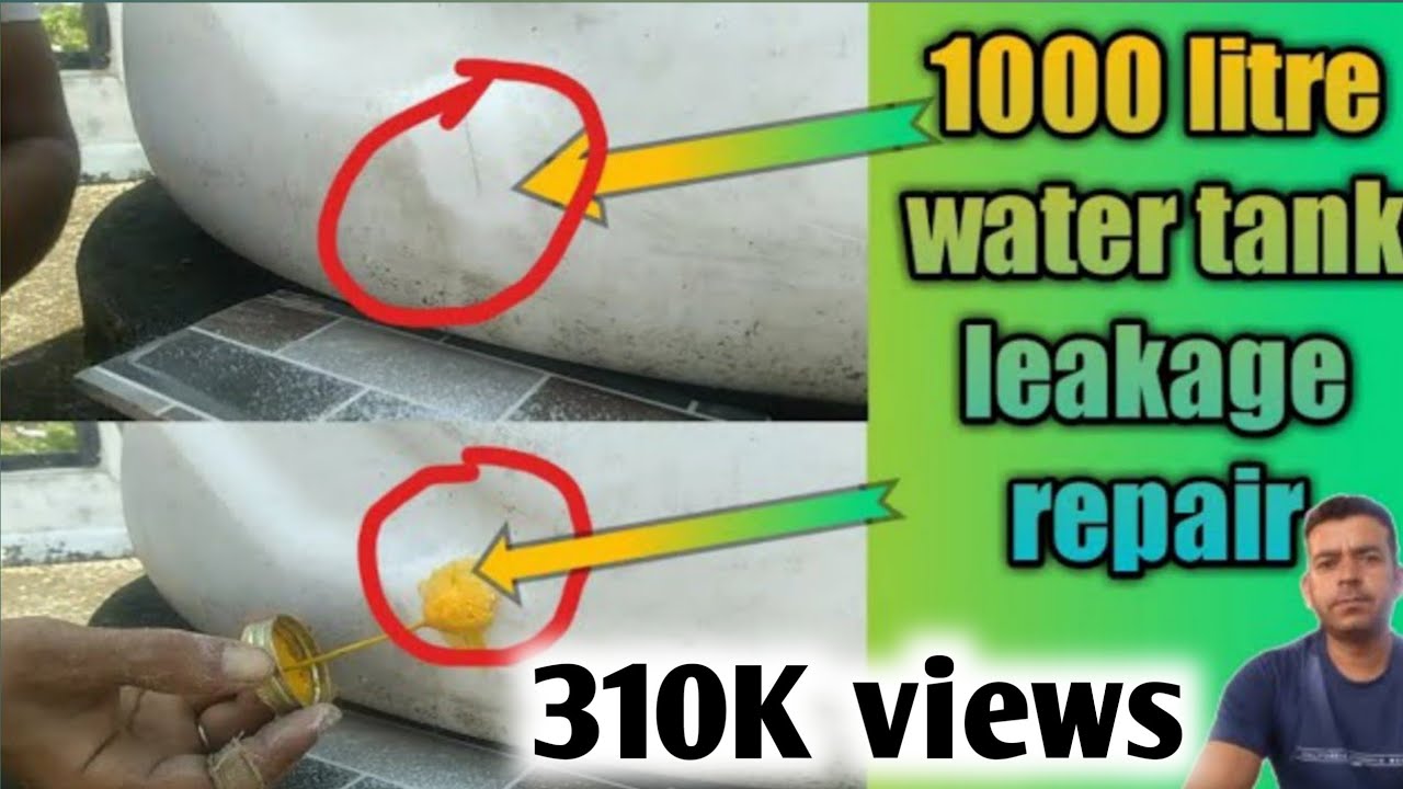 How do you repair a plastic water tank पानी की टंकी कैसे रिपेयर करें