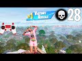 28 Elimination Solo Squads Gameplay &quot;Build&quot; Win (Fortnite Chapter 4 Season 3)